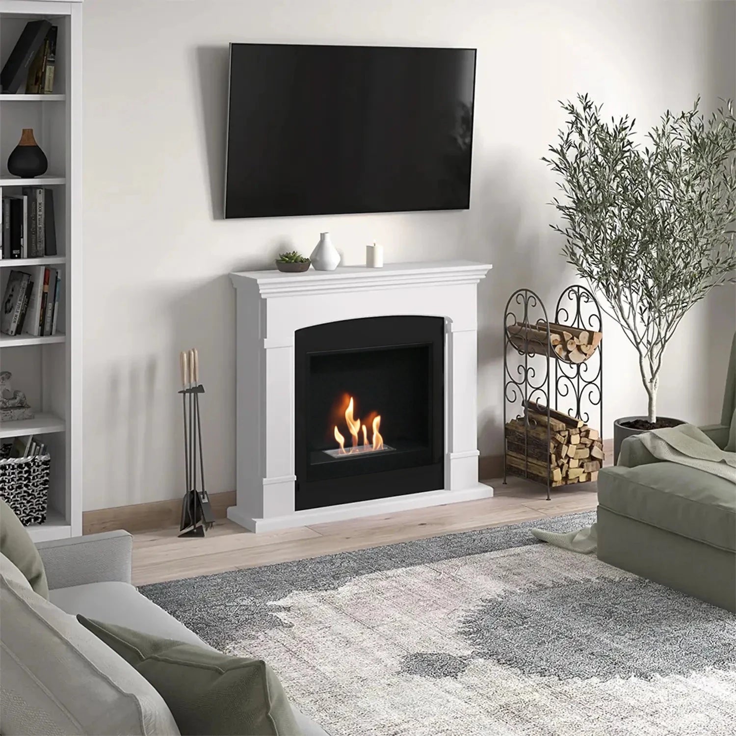 Helmi Witte Bio-ethanol open haard