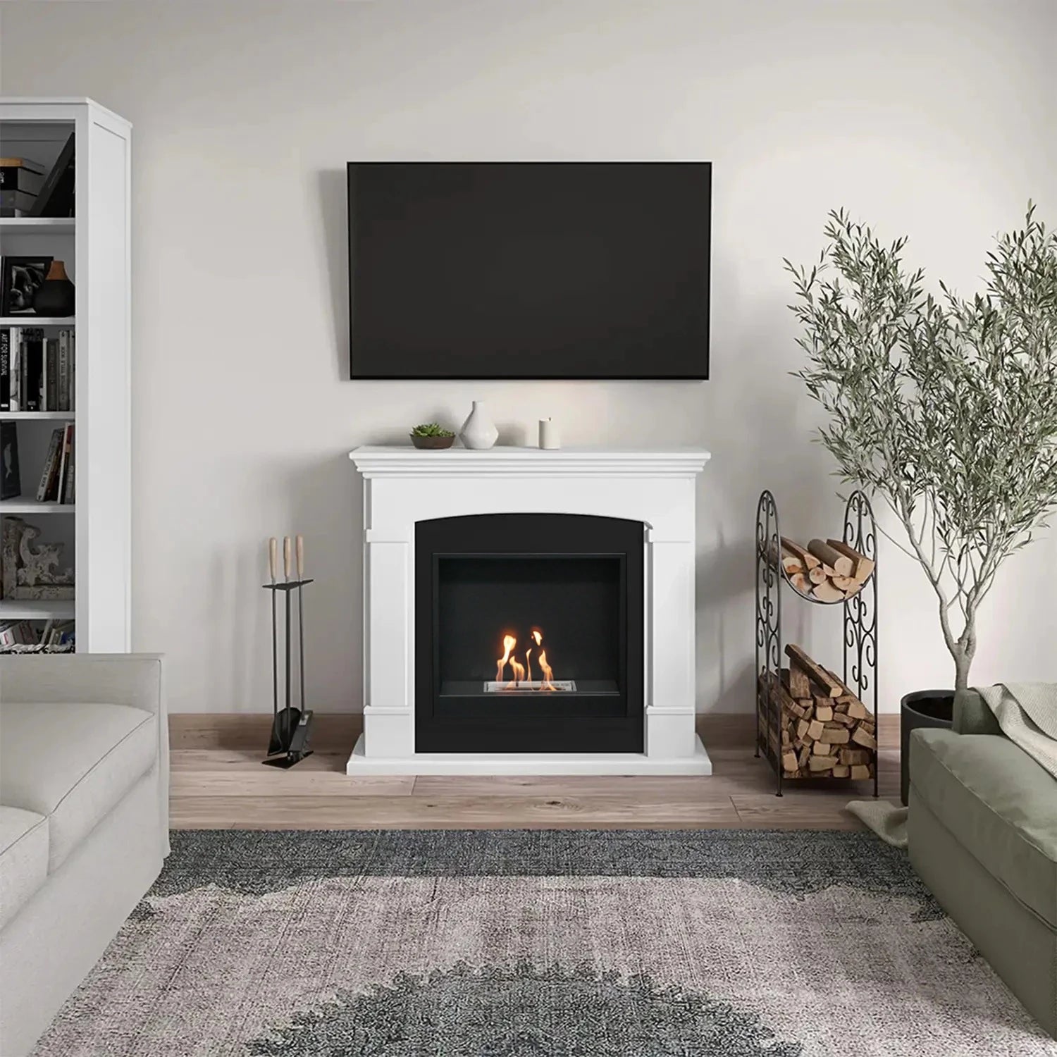 Helmi Witte Bio-ethanol open haard
