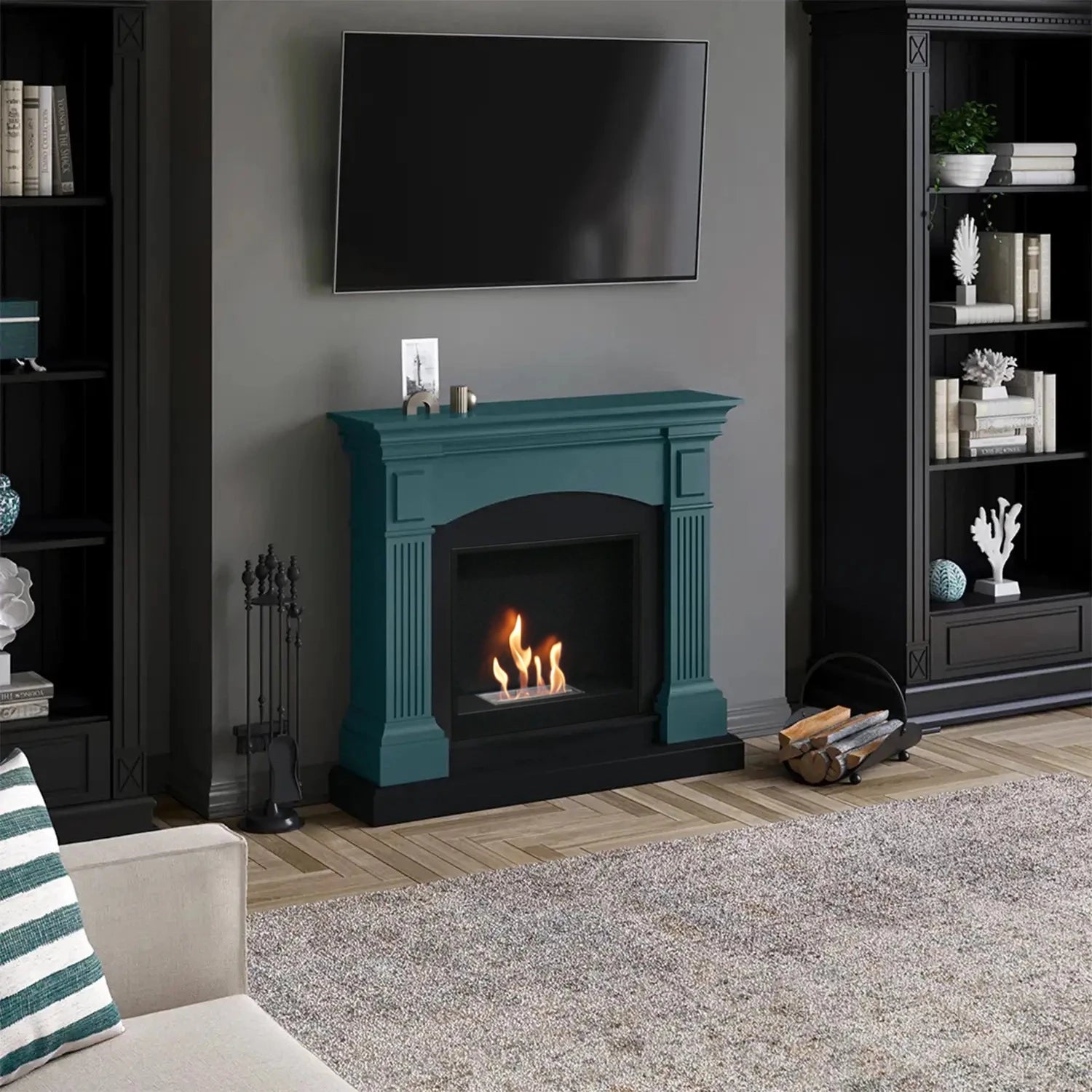 Magna Turquoise Bio-ethanol open haard