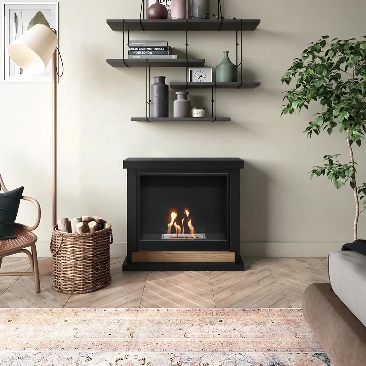 Hagen Zwarte Bio-ethanol open haard