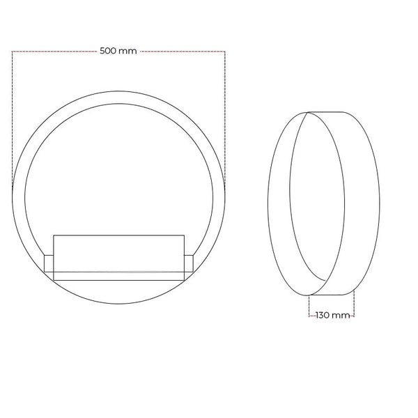 Cheminée design ronde Delaware S - Ø50 cm