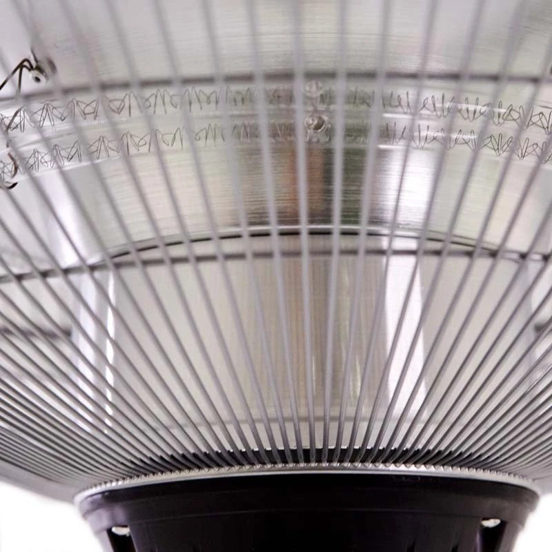 Heater Standing Telescope 900-1200-2100 W Silver