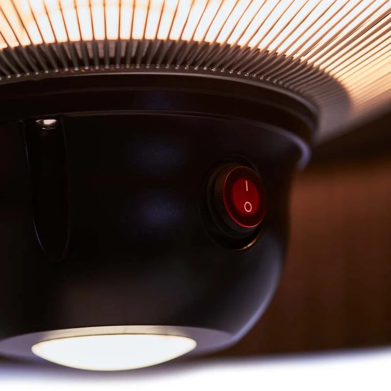 Terrasverwarmer hangend 800/ 1000/ 1800 W - Ø60 cm