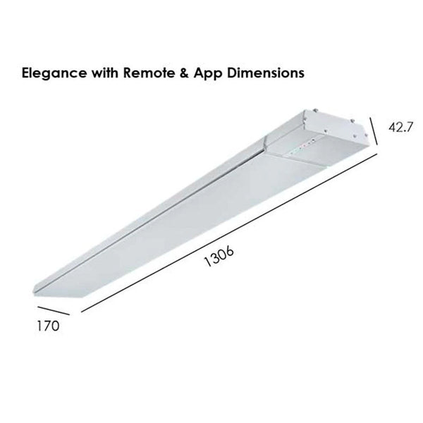 Elegance 3200W met afstandsbediening & app
