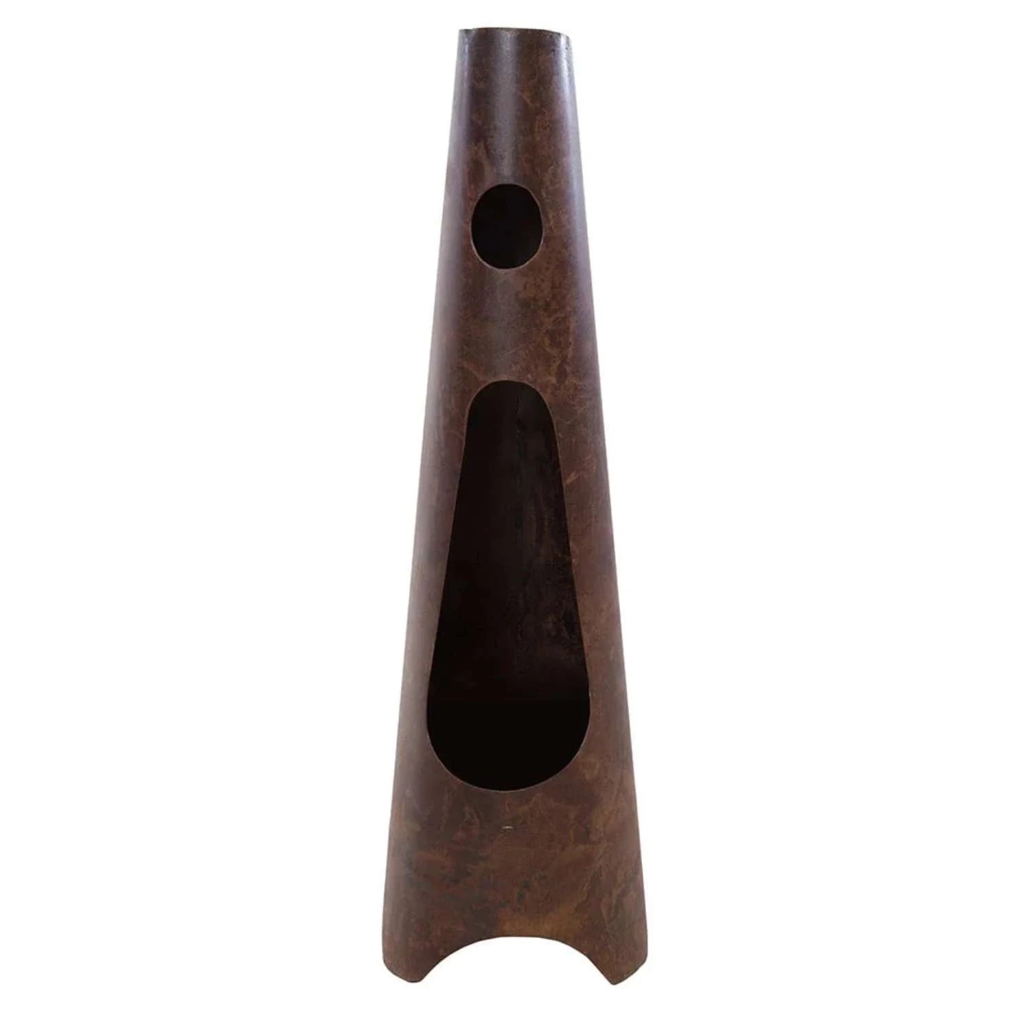 Tower Outdoor Fireplace - Rust
