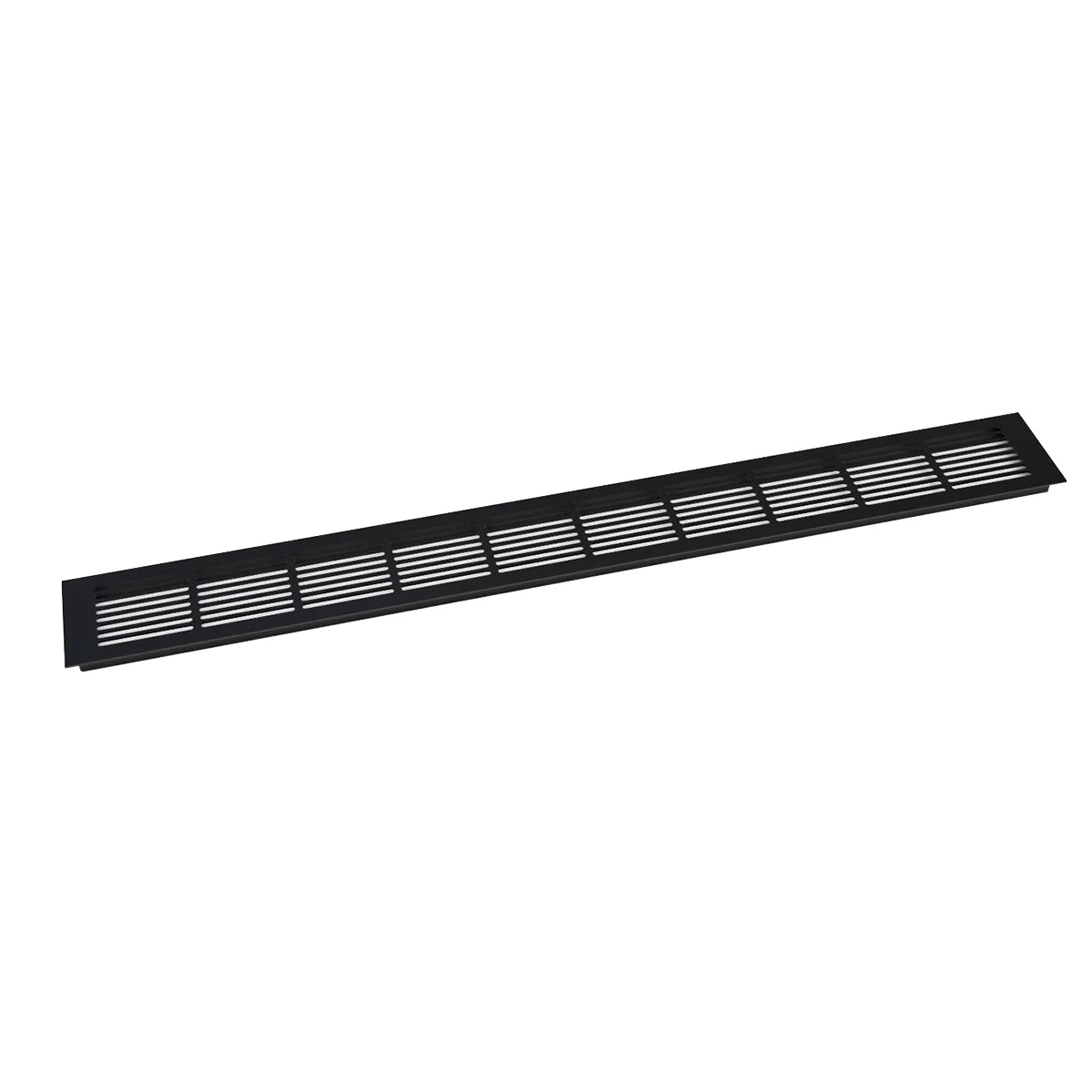 Grille de ventilation noire - 100 x 11 cm - 420 cm²