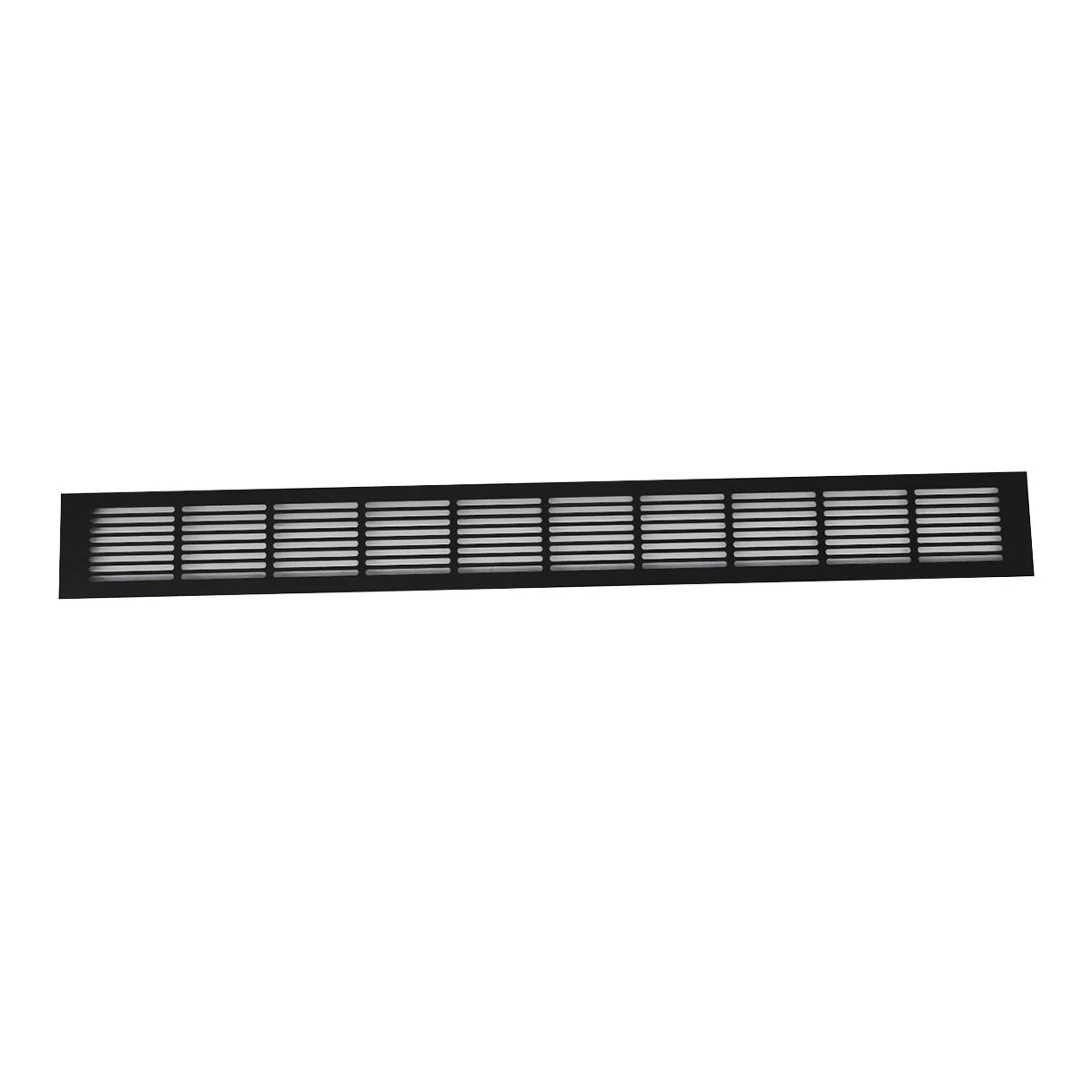 Grille de ventilation noire - 100 x 11 cm - 420 cm²