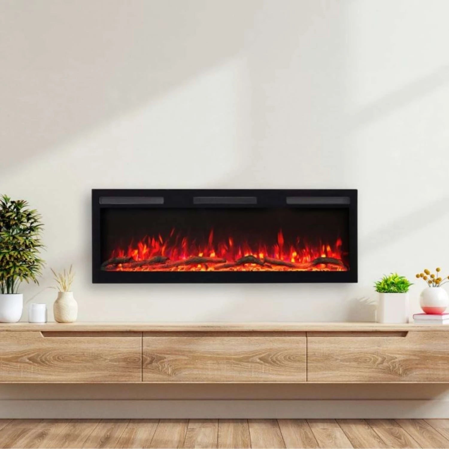 Vægmonteret elektrisk pejs Majestic PRO 42" (107 cm)