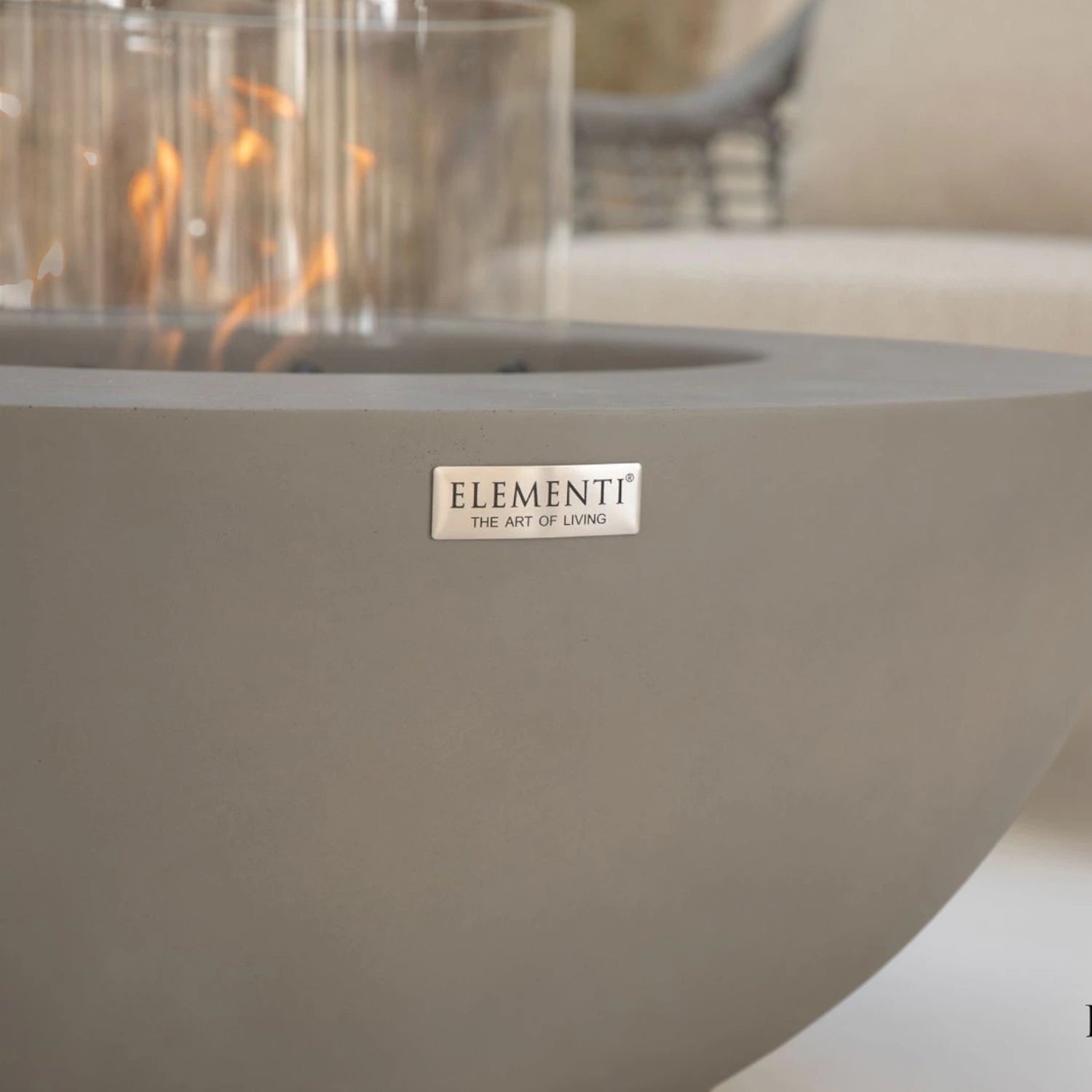 ROCA bio-ethanol vuurtafel – Space Grey