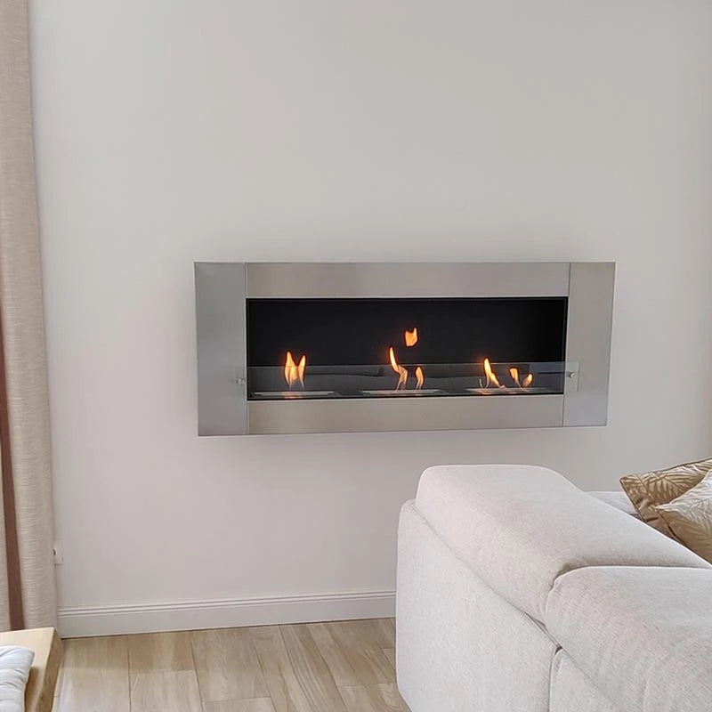 stalen bio-ethanol haard
