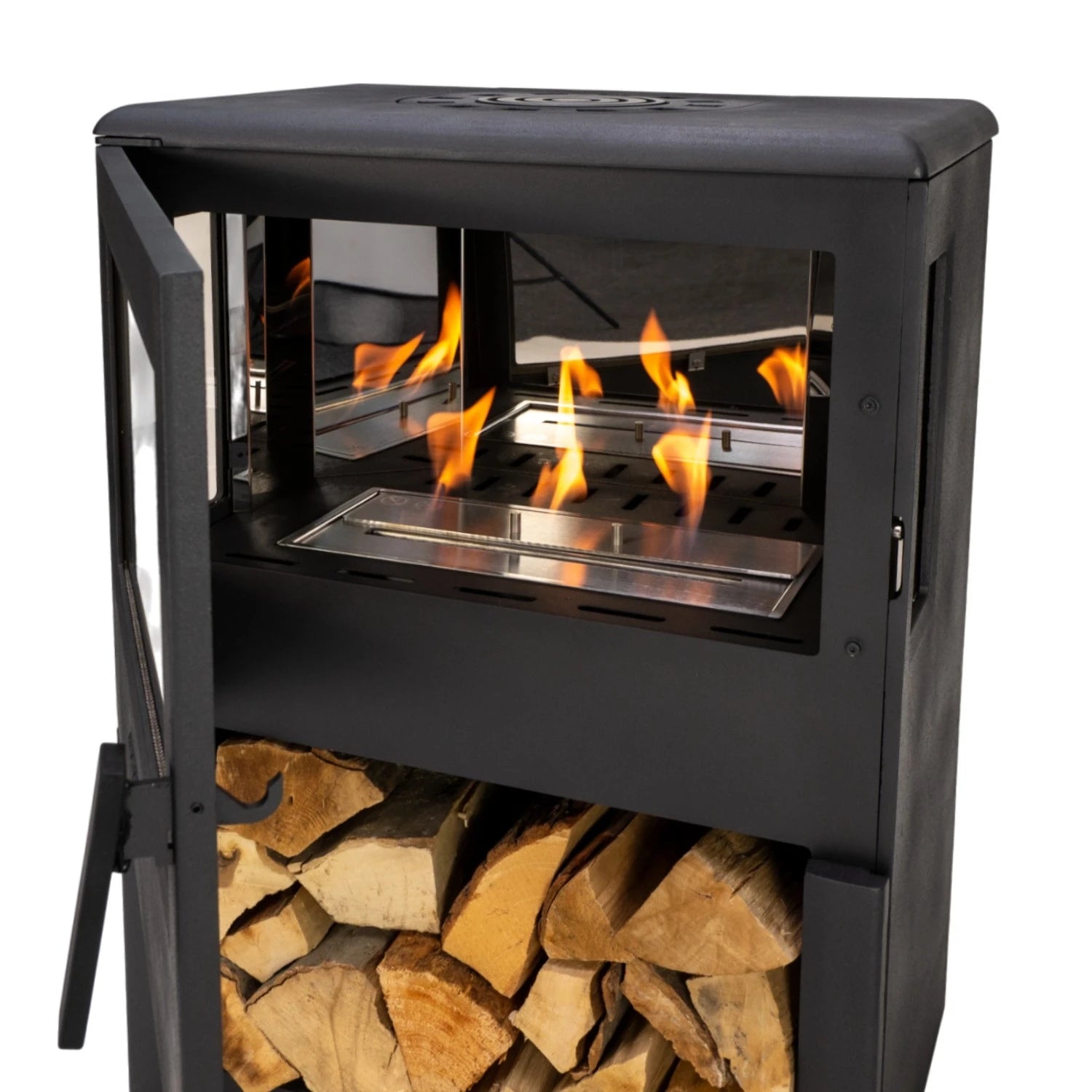 Nobel 75 – Vrijstaande bio-ethanolkachel in gietijzer