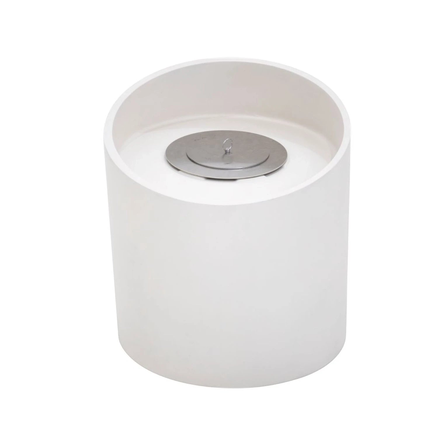 Colonne de feu bioéthanol TORRE M – Blanc crème