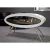 Witte Decoflame Ellipse Floor bio-ethanol haard