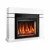 Artiflame Lindos AF28S Wit Bianco elektrische haard