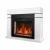 Artiflame Lindos AF28S Wit Bianco elektrische haard