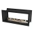 Icon Slimline Doorkijk Firebox FBDS1100