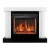 Artiflame Yukon AF28S Wit Bianco Elektrische Haard