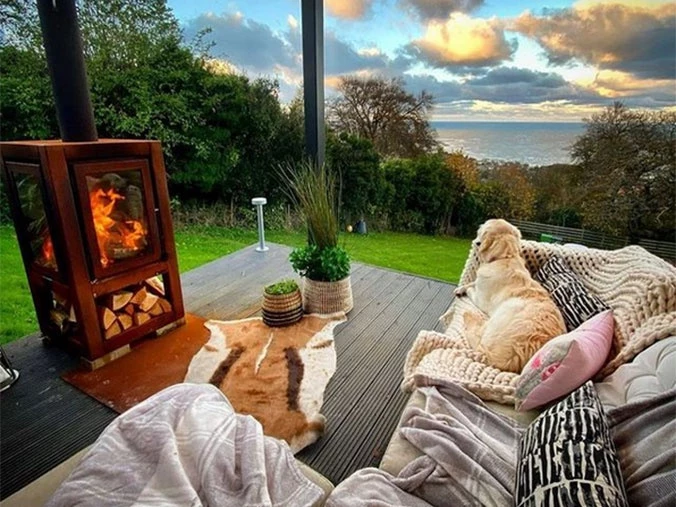 garden fireplace