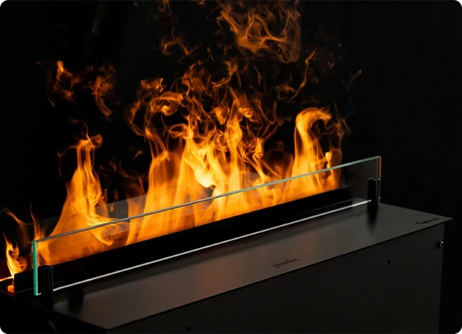 Opti-myst water vapour fireplace